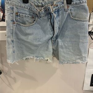 Levi’s light wash Jean shorts